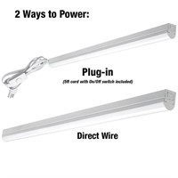WFF4611  Commercial Electric 4ft LED Strip Light
