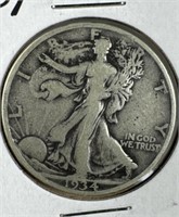 1934 Silver Walking Liberty Half-Dollar