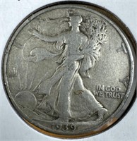 1939 Silver Walking Liberty Half-Dollar