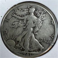 1941 Silver Walking Liberty Half-Dollar