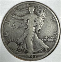 1943-S Silver Walking Liberty Half-Dollar