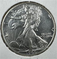 1944 Silver Walking Liberty Half-Dollar MS