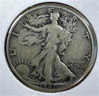 1947 Silver Walking Liberty Half-Dollar