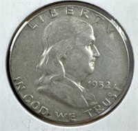 1952 Silver Franklin Half-Dollar
