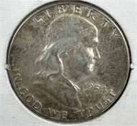 1954 Silver Franklin Half-Dollar