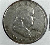 1953-D Silver Franklin Half-Dollar