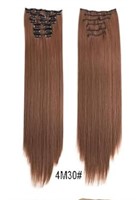 Sm44444 LUHUL Brown Clip in Hair Extensions