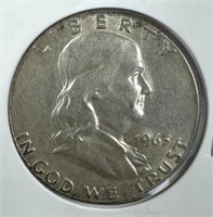 1963 Silver Franklin Half-Dollar