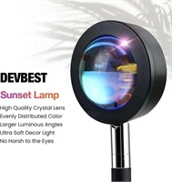 DEVBEST Sunset Lamp Projector LED Lights Color Cha