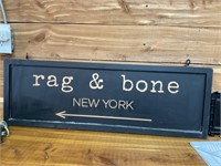 RG & BONE NEW YORK SIGN