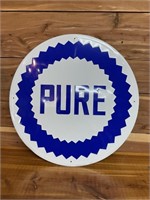 PURE METAL PAINTED EMBOSSED SIGN