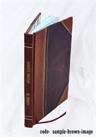 WFF4500  Facsimile Publisher Leather Bound 1919 Vo