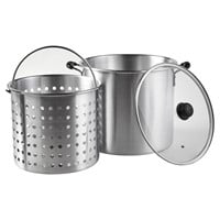 WFF4359  IMUSA Aluminum 32 Quart Steamer Pot, Glas