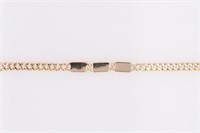 14 Kt Fancy Link Chain Design Bracelet