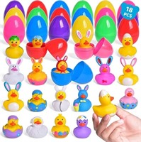 WFF4552  Fun Little Toys Easter Eggs, Rubber Ducki