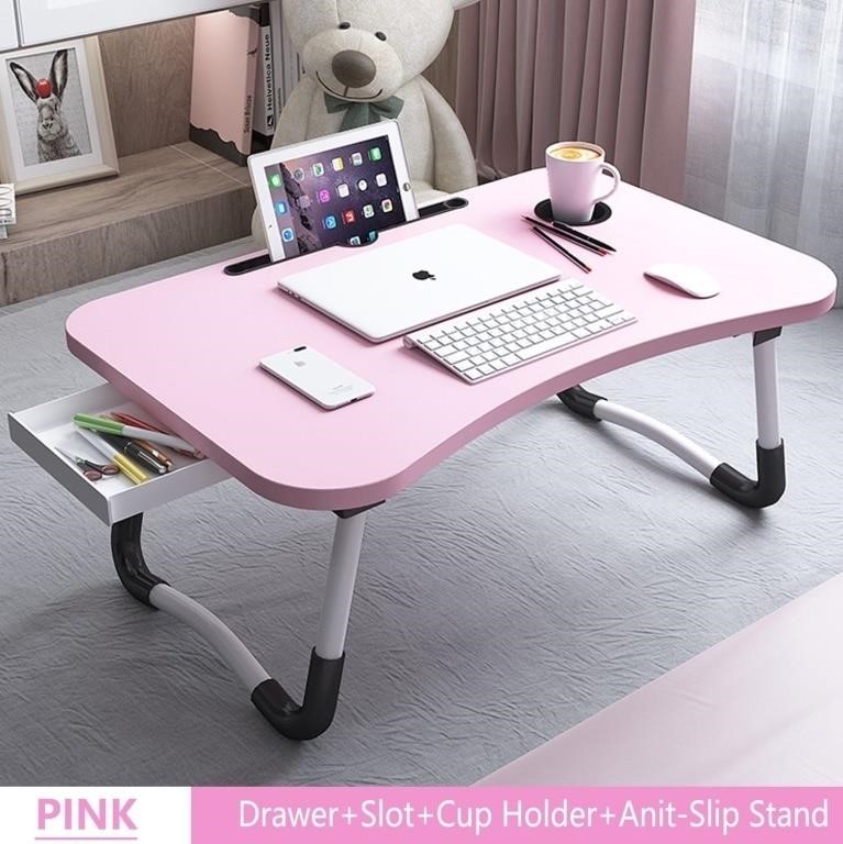 WFF4423  PHANCIR Lap Desk 23.6" Pink Organizer