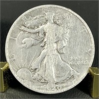 1940S Walking Liberty Silver Half Dollar (90%)