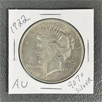 1922 Peace Silver Dollar (90%)