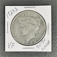 1923S Peace Silver Dollar (90%)