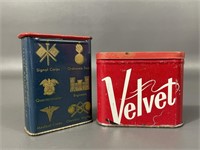 Two Vintage Pocket Tins