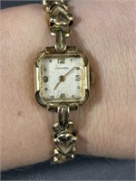 Vintage Ligones 10K Gold Filled Ladies Watch