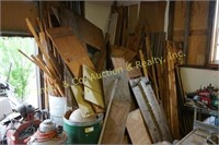 MISC LUMBER IN VARIOUS SIZES, TYPES, & CONDITION