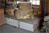 14 SETS OF 4 X 8 2" DRYWALL & 4 ROLLS  INSULATION