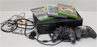 Xbox 360 Console, Controllers & 3 Games