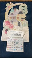 1974 Bowlin funeral home calendar