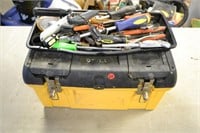 Plastic Tool Box with Assorted tools