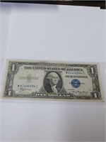 1935 Silver Certificate One Dollar Bill
