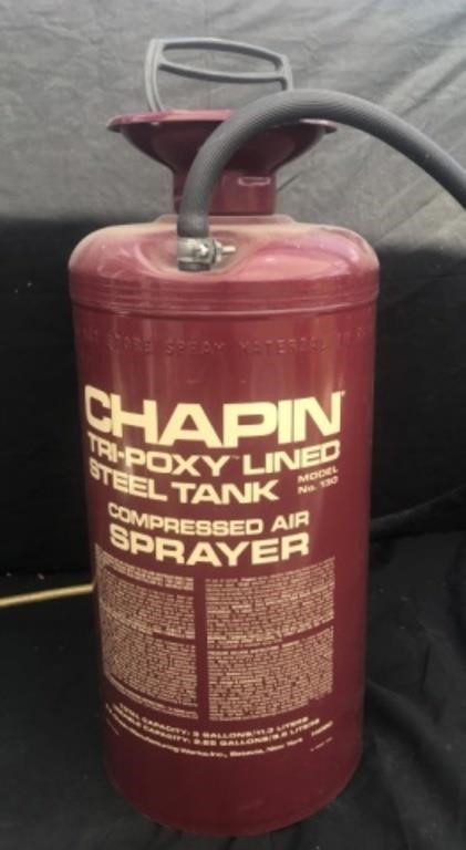 Chapin Tri-Poxy Lined Steel Tank Model 130