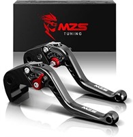 MZS Black Motorcycle Brake Clutch Levers