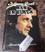 "MAN IN BLACK" 1975 BOOK BY JOHNNY CASH