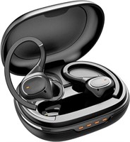 EDKKIE Wireless Earbuds with Earhooks for Small