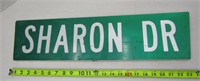 Two Sided SHARON STREET Sign