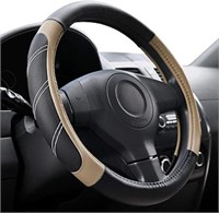 Elantrip Steering Wheel Cover Leather 15 1/2 to