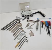 Lot of: Allen Wrenches & Assort. Hand Tools
