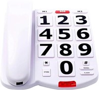 Shinydream Large Number Corded Phones for Seniors