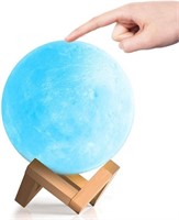 mydethun moon lamp blue Power tested light blue