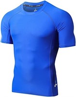 LAFROI Men's Short Sleeve UPF 50+ Baselayer Shirt