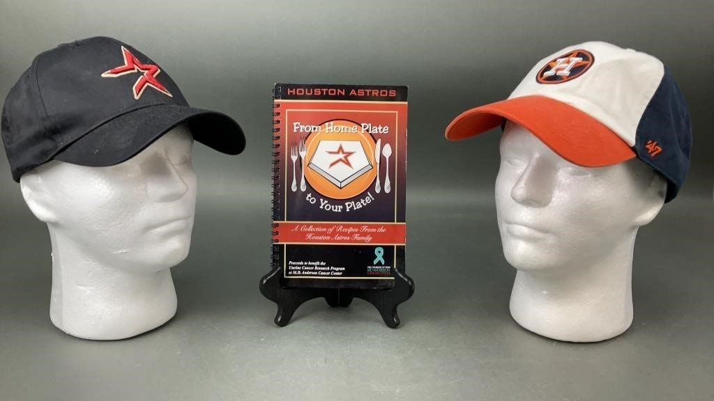 Houston Astros Hats and Cookbook