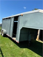 1988 JAMCO 5th wheel livestock trailer 16’, AS IS