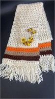 Vintage Jewelry & Crocheted Scarf