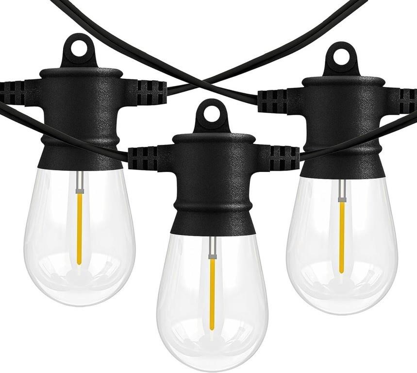 51FT Outdoor Dimmable LED String Lights -