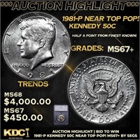 ***Auction Highlight*** 1981-p Kennedy Half Dollar