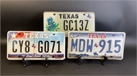 Texas License Plate Decor