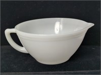 Vintage Federal Milk Glass Batter Bowl, Spout &