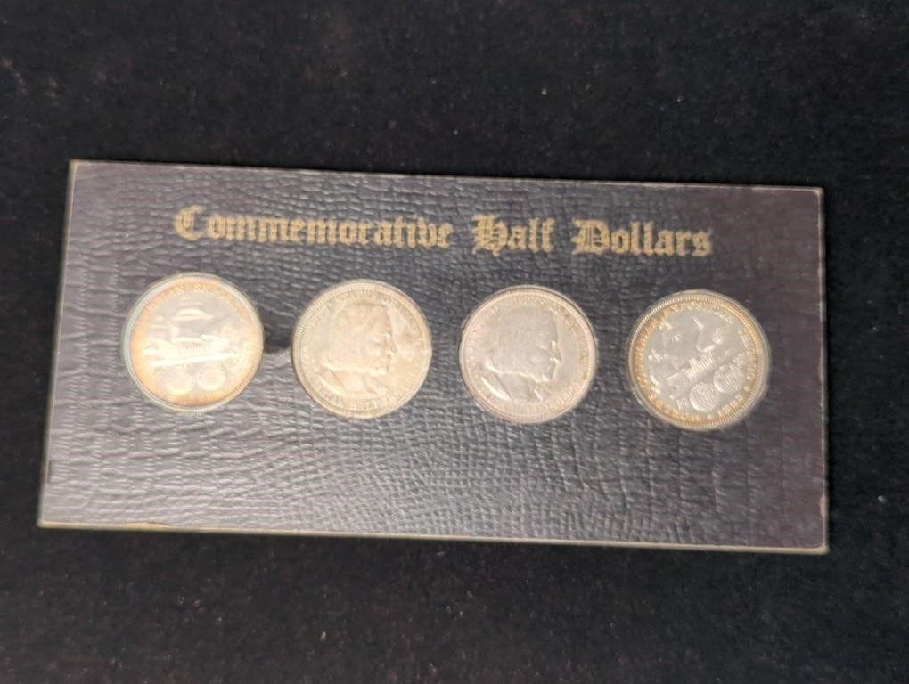 1892-93  Set Of 4 Half Dollar Coins 90% Silver