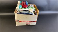 Box of Assorted Kitchen Linens